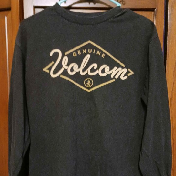 Volcom Black Long Slevee T-shirt - Picture 1 of 3